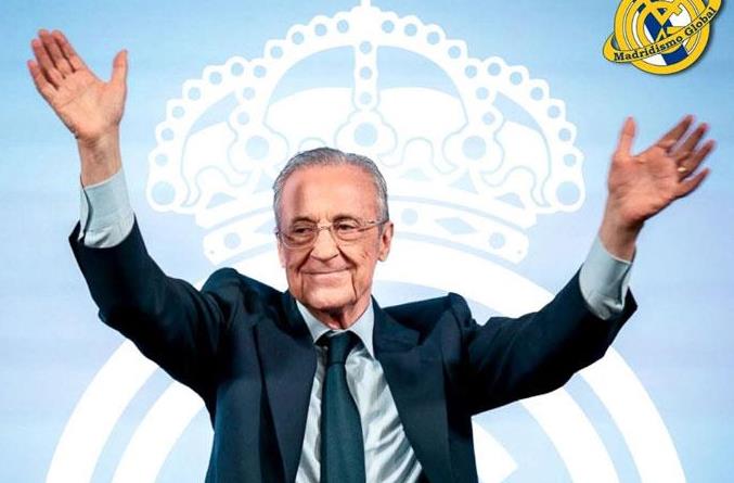 Bố già Florentino Perez tái đắc cử Chủ tịch Real Madrid
