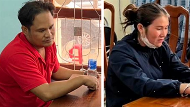 Hai đối tượng: Ni và Yến bị bắt giữ.