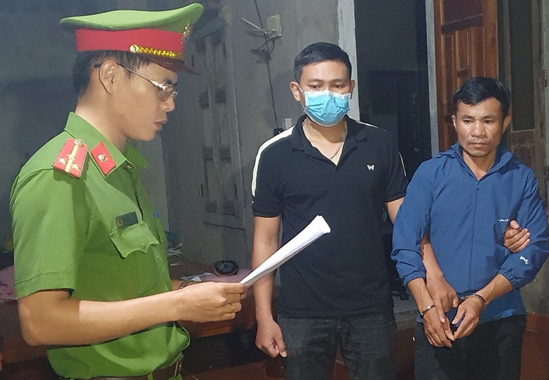 Công an bắt giữ đối tượng trong chuyên án.