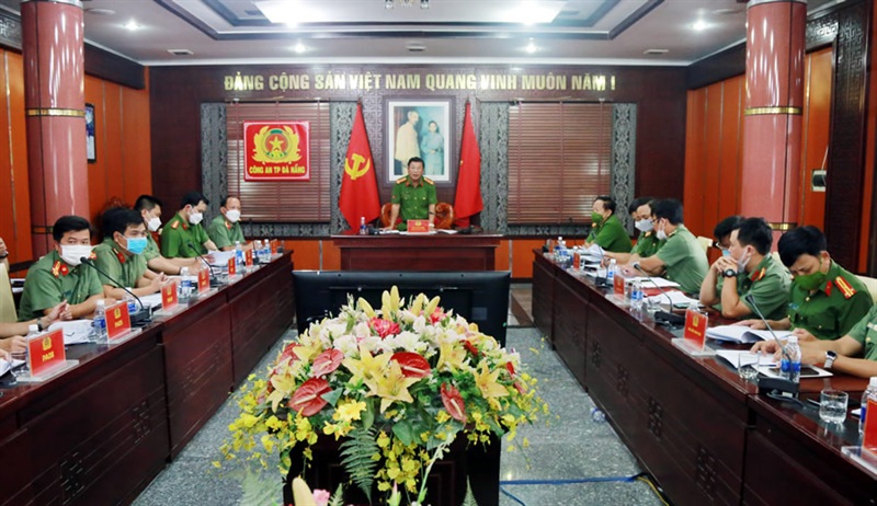 Đại tá Trần Phòng chủ trì, quán triệt các nội dung bảo vệ cho Cuộc thi.