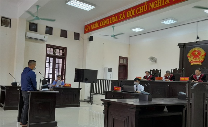 Kháng cáo xin được hưởng án treo của Huy không được HĐXX chấp nhận.