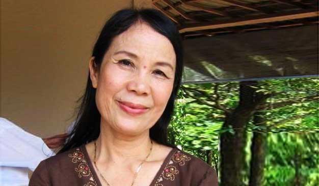 Nhà thơ Lâm Thị Mỹ Dạ (ảnh: Hội VHNT tỉnh Thừa Thiên-Huế).