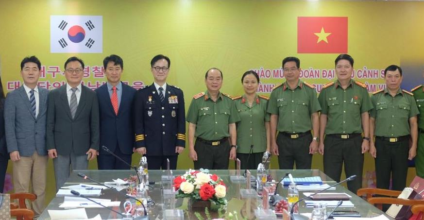 Tăng cường hợp tác bảo đảm an ninh, trật tự giữa Công an thành phố Đà Nẵng và Cảnh sát thành phố Daegu