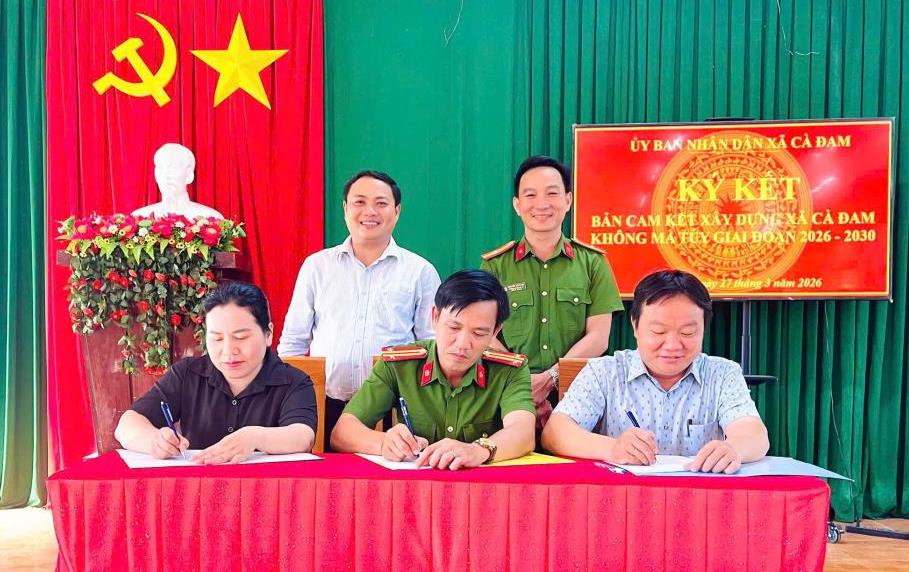 Xã vùng cao Cà Đam nỗ lực xây dựng xã không ma túy