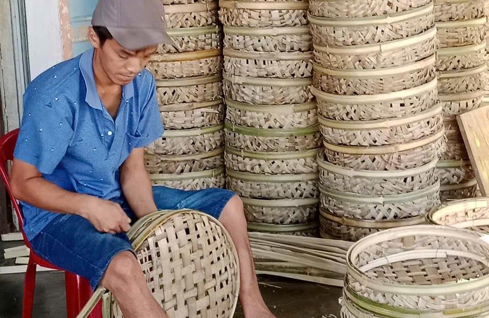 Hồn quê qua những chiếc rổ tre