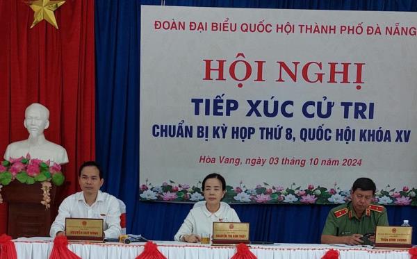 Cử tri Hòa Vang kiến nghị nhiều nội dung liên quan đến y tế, giáo dục