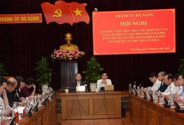Đà Nẵng tổng kết việc triển khai thực hiện Chỉ thị số 35 của Bộ Chính trị về đại hội Đảng