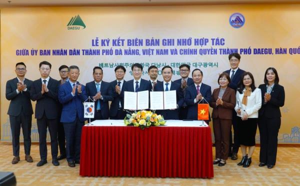 Thắt chặt quan hệ hữu nghị Đà Nẵng - Daegu (Hàn Quốc) trong giai đoạn phát triển mới
