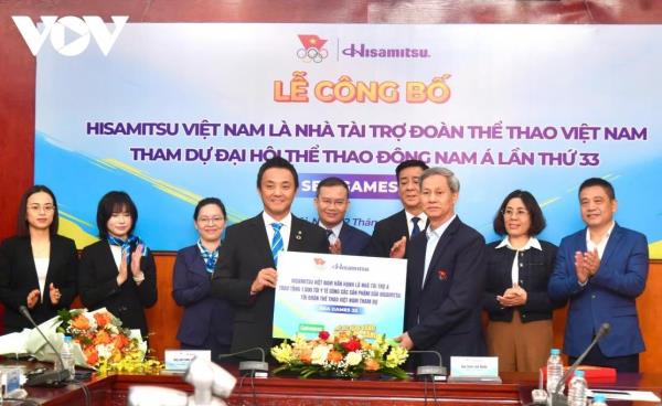 Hisamitsu Việt Nam là nhà tài trợ Đoàn Thể thao Việt Nam tham dự SEA Games 33