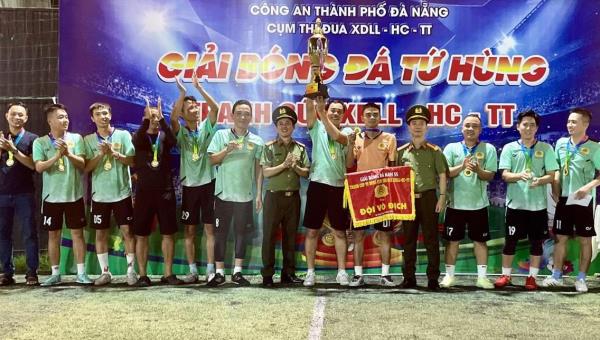 Phòng Hậu cần vô địch giải bóng đá Tứ hùng tranh Cúp Xây dựng Lực lượng - Hậu cần - Trực thuộc