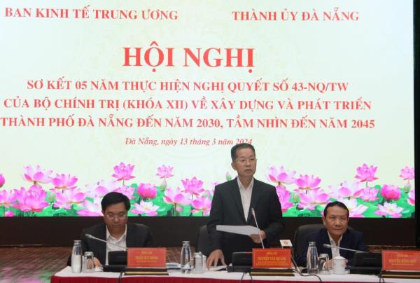 Nghị quyết số 43 tạo tiền đề cho Đà Nẵng phát triển nhanh và bền vững