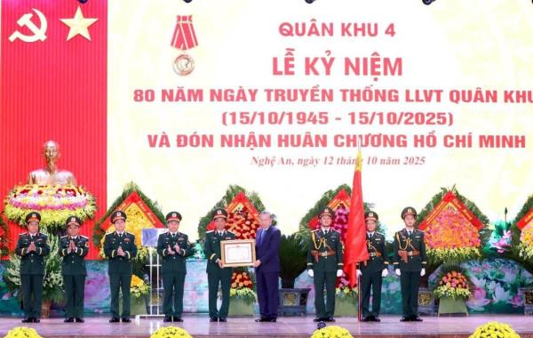 Tập trung xây dựng LLVT Quân khu 4 cách mạng, chính quy, tinh nhuệ, hiện đại
