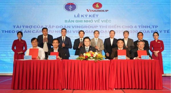 Vingroup công bố tài trợ 1.000 tỷ  đồng cho Đề án cấp cứu ngoại viện cấp Quốc gia