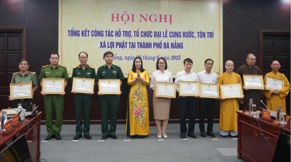 Tổng kết công tác tổ chức Đại lễ cung rước, tôn trí Xá lợi Phật tại Đà Nẵng