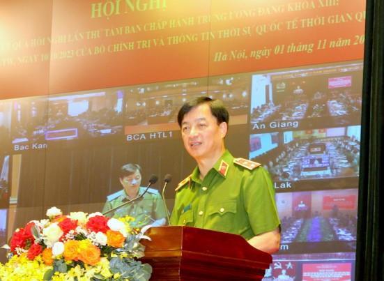 Đảng ủy Công an Trung ương quán triệt kết quả Hội nghị Trung ương 8 khóa XIII