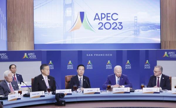 Chủ tịch nước Võ Văn Thưởng dự Đối thoại giữa nhà lãnh đạo các nền kinh tế APEC và khách mời