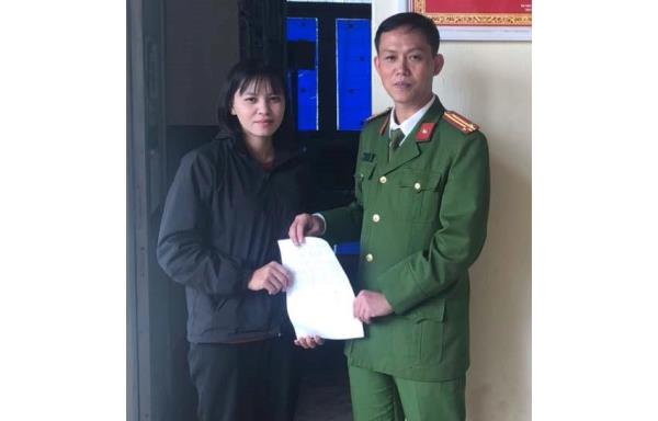 Nhiều người dân gửi thư cảm ơn lực lượng Công an xã