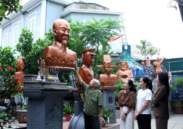 Vườn tượng đặc biệt của nghệ nhân Trọng Hà