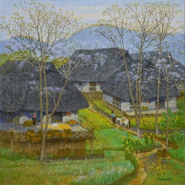 Triển lãm tranh trực tuyến Xuôi dòng sông Thugây quỹ xây nhà cho người nghèo