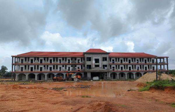 Nhà thầu giải thể, dự án Trường THPT Trần Đại Nghĩa tiếp tục đứng bánh