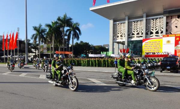 Công an Quảng Trị ra quân thực hiện đợt cao điểm tấn công trấn áp tội phạm, bảo đảm ANTT Tết nguyên đán Giáp Thìn 2024