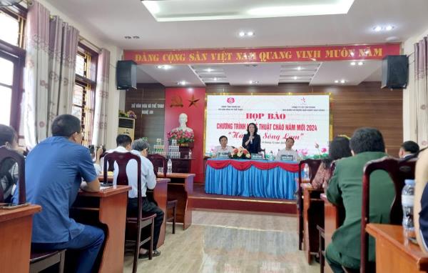Đặc sắc chương trình nghệ thuật chào đón năm mới 2024 Hào khí sông Lam
