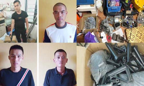 Triệt phá đường dây mua bán súng đạn liên tỉnh