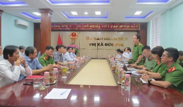 Kiểm tra kết quả thực hiện Đề án 06 tại thị xã Đức Phổ