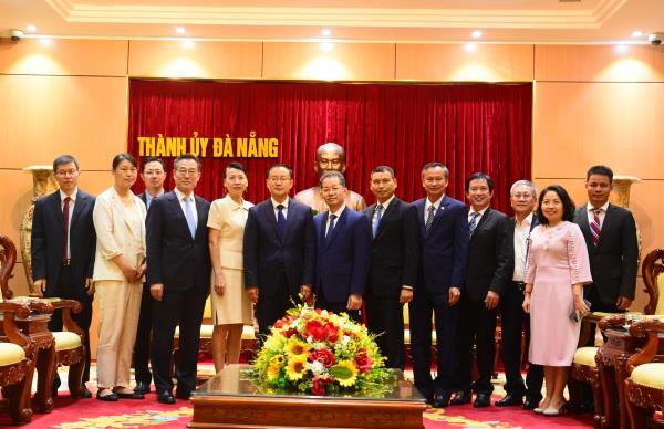 Bí thư Thành ủy Đà Nẵng tiếp Thứ trưởng Ban Tuyên truyền Trung ương Đảng cộng sản Trung Quốc