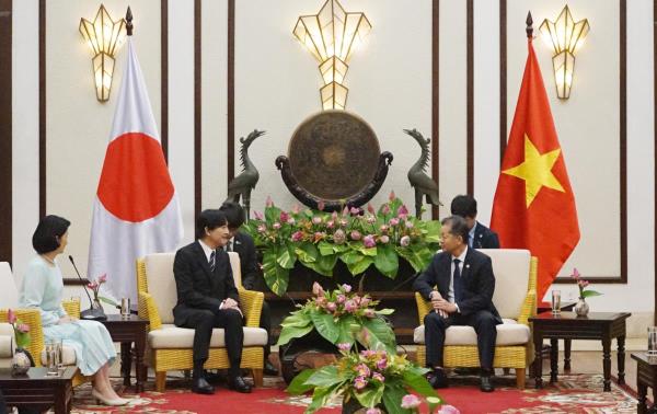 Lãnh đạo Đà Nẵng tiếp kiến Hoàng Thái tử Nhật Bản