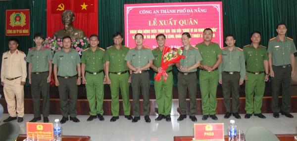 Công an TP Đà Nẵng xuất quân tham gia Đại hội Khỏe vì an ninh tổ quốc lần thứ IX và Hội thi điều lệnh, quân sự, võ thuật lần thứ VI