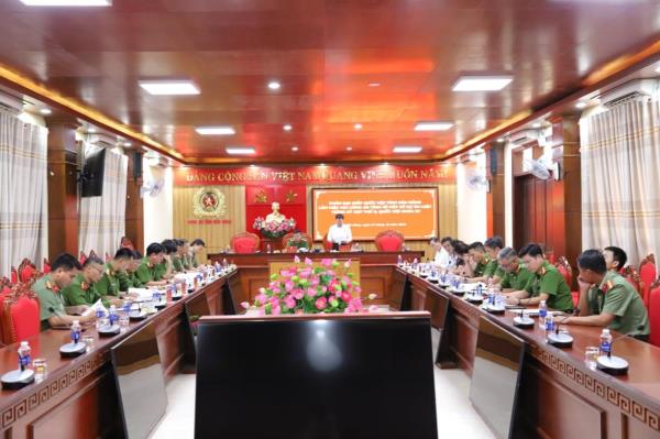 Đoàn Đại biểu Quốc hội tỉnh Đắk Nông làm việc với Công an tỉnh về một số dự án Luật trình kỳ họp thứ 8, Quốc hội khóa XV