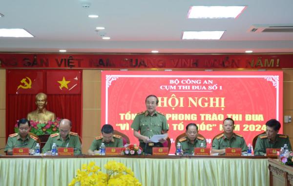 Cụm thi đua số 1 - Bộ Công an tổng kết phong trào thi đua Vì an ninh Tổ quốc năm 2024