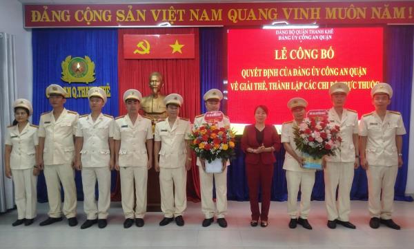 Công bố các quyết định của Giám đốc CATP Đà Nẵng về kiện toàn tổ chức bộ máy cơ quan Cảnh sát điều tra