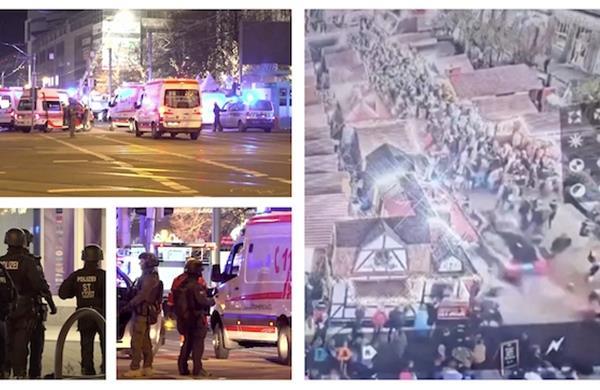 Video tấn công khủng bố tại chợ Giáng sinh ở Đức khiến hơn 60 người thương vong