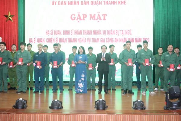 Quận Thanh Khê gặp mặt quân nhân xuất ngũ năm 2024