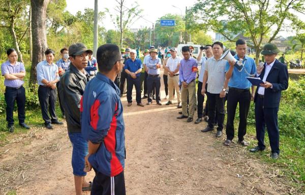 Cưỡng chế thu hồi đất để thực hiện Dự án Công viên Độn Sầm