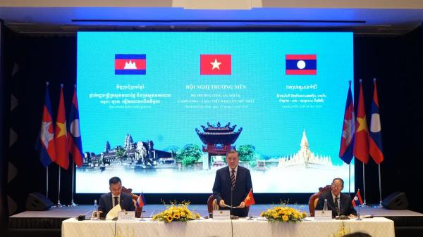 Khai mạc Hội nghị thường niên Bộ trưởng Công an, Nội vụ Campuchia - Lào - Việt Nam