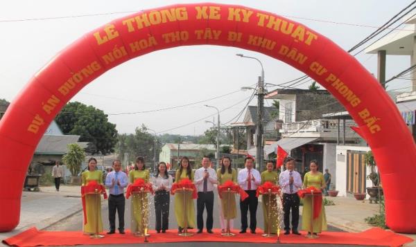 Thông xe kỹ thuật dự án đường nối Hòa Thọ Tây đi Khu dân cư Phong Bắc