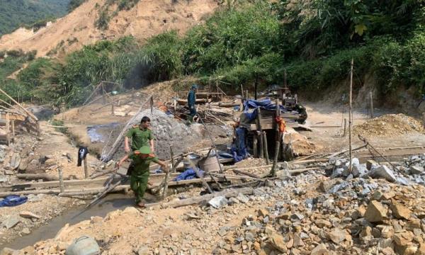 Truy quét vàng tặc tại miền núi Quảng Nam trong kỳ nghỉ lễ