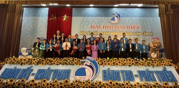 Anh Đặng Hữu Đức tái đắc cử Chủ tịch Hội Liên hiệp Thanh niên quận Cẩm Lệ