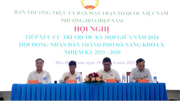 Đại biểu HĐND TP Đà Nẵng tiếp xúc cử tri các địa phương