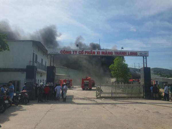 Nhanh chóng dập tắt đám cháy tại Công ty TNHH Kaxo Quảng Nam