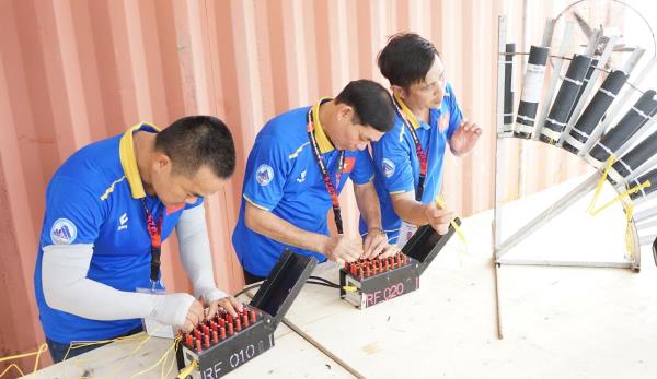 Đội pháo hoa Việt Nam và Pháp sẵn sàng cho đêm khai hỏa DIFF 2024