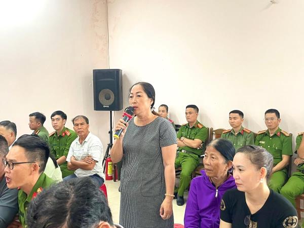 Công an quận Ngũ Hành Sơn: Tổ chức hội nghị lắng nghe ý kiến nhân dân