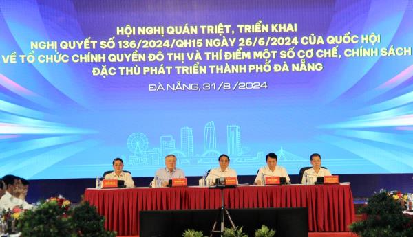 Thủ tướng Chính phủ Phạm Minh Chính làm Trưởng ban chỉ đạo thực hiện Nghị quyết của Quốc hội về tổ chức chính quyền đô thị và cơ chế đặc thù phát triển thành phố Đà Nẵng