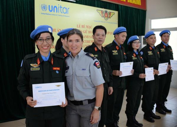 Nữ Đại úy Công an với khát vọng gìn giữ hòa bình thế giới