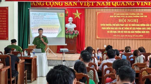Đẩy mạnh chuyển đổi số trong công tác PCCCCNCH tại phường Sơn Trà