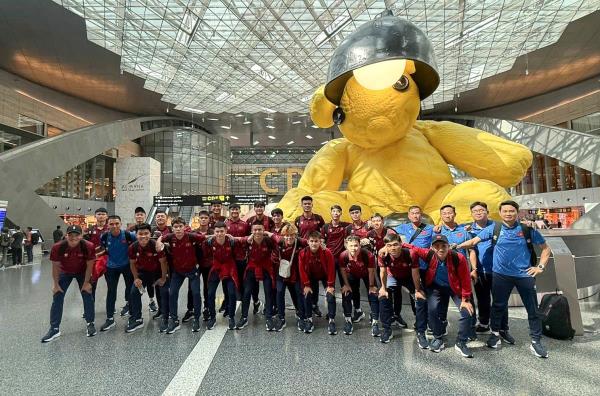 U.23 Việt Nam đã có mặt tại UAE bước vào tập luyện