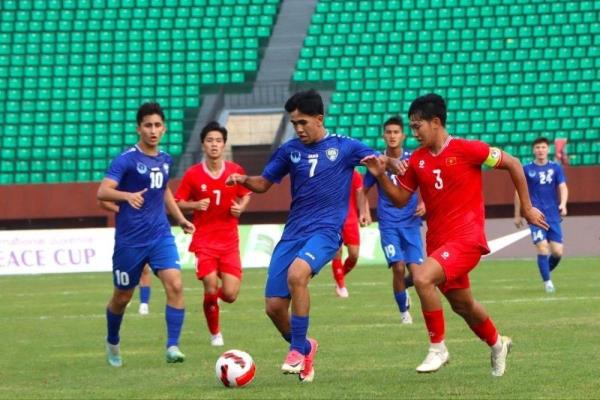 U22 Việt Nam thua sát nút Uzbekistan